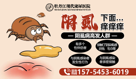 牡丹江现代泌尿医院: 男性阴毛上长虫子是怎么回事？